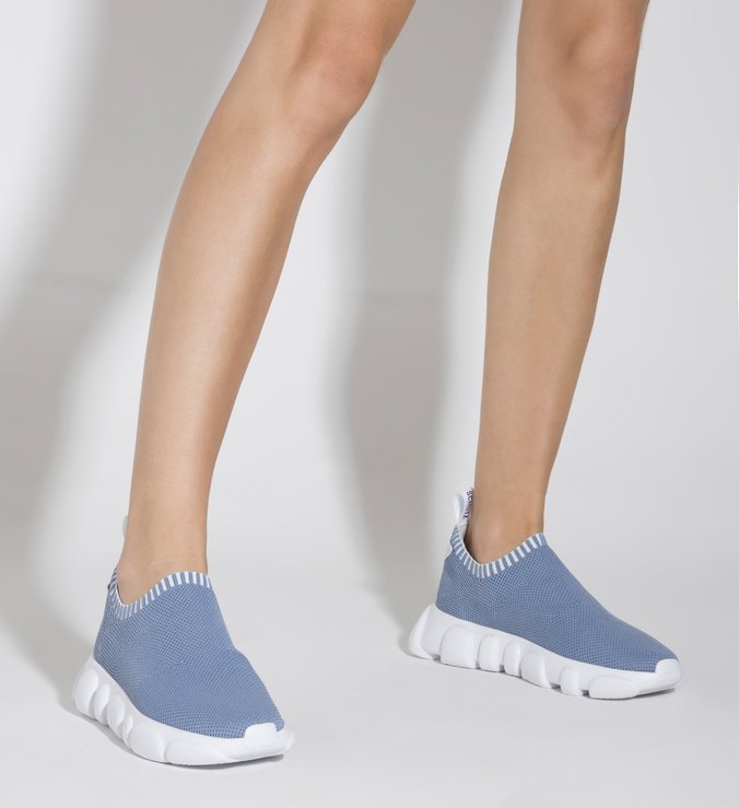 Tênis Knit Schutz Logo Azul Tênis Knit Schutz Logo Azul