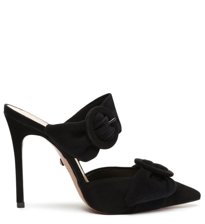 Sapato Scarpin Fivela Preto