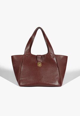 Bolsa Shopping Grande Bucket Easy Couro Vinho