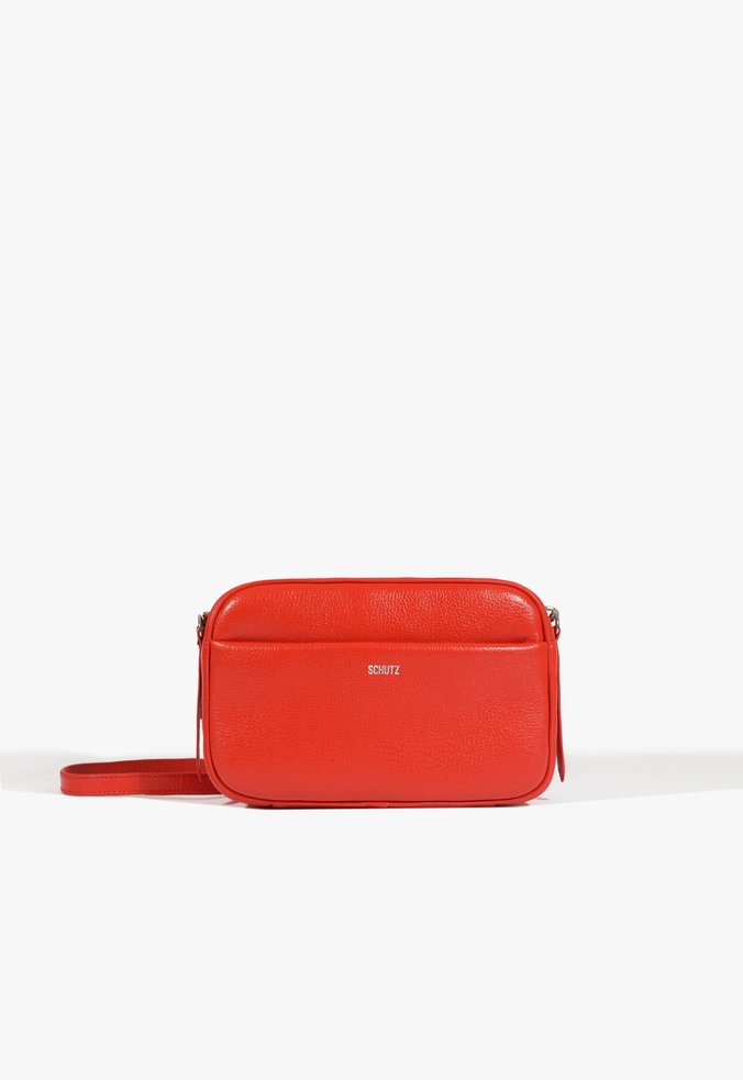 Bolsa Tiracolo Brooke Couro Vermelha
