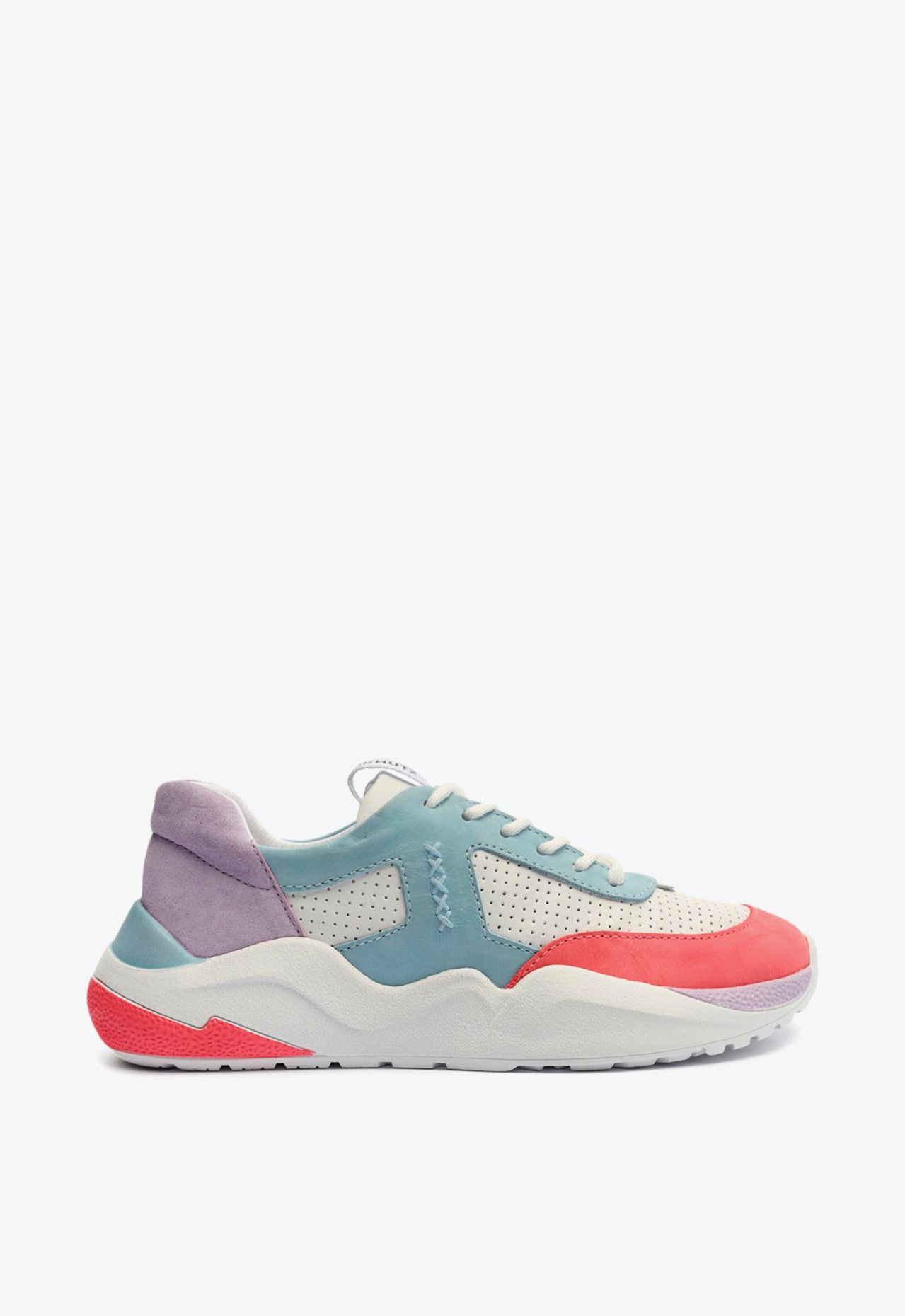 Tênis Sporty Active Couro Azul Laranja | Schutz