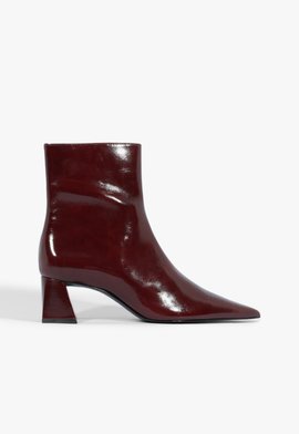 Bota Fresh Boho Couro Vinho