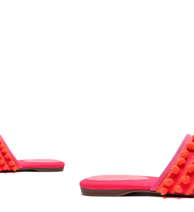 Flat Mule Fun Pink Flat Mule Fun Pink