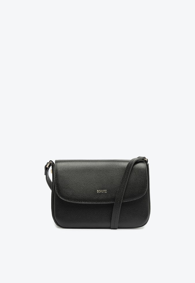 Bolsa Tiracolo Pequena Esther Couro Preta