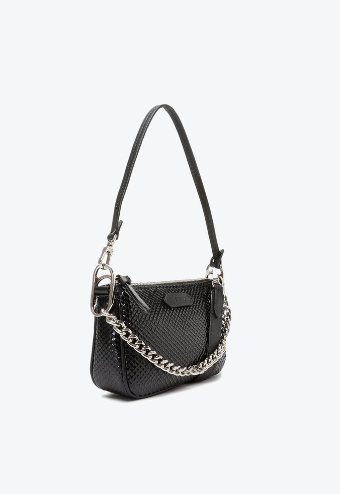 Bolsa Tiracolo Emmy Snake Preta
