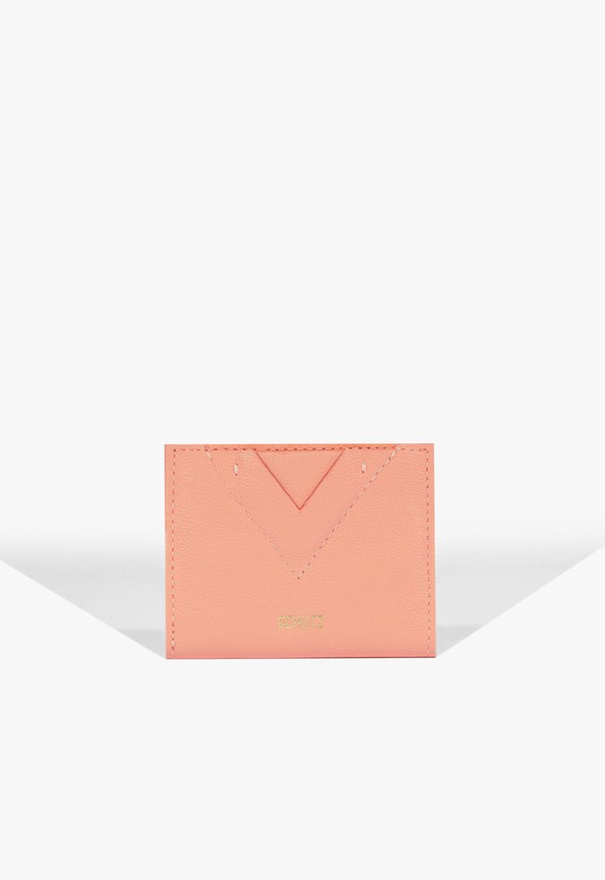 Porta Cartões Ellie Couro Laranja