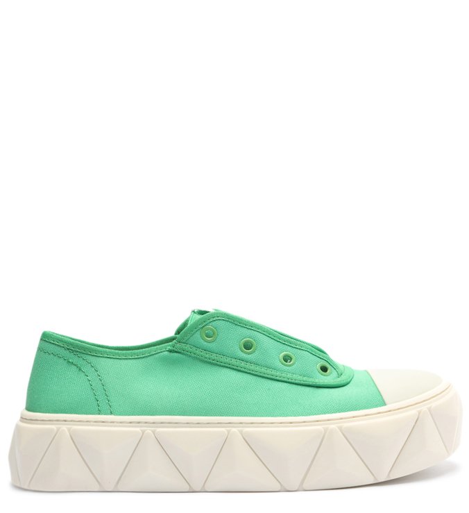 Tênis Energy com Salto Triangle Verde Neon