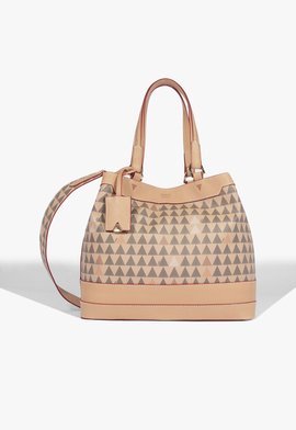 Bolsa Shopping Neo Emma Triangle Marrom