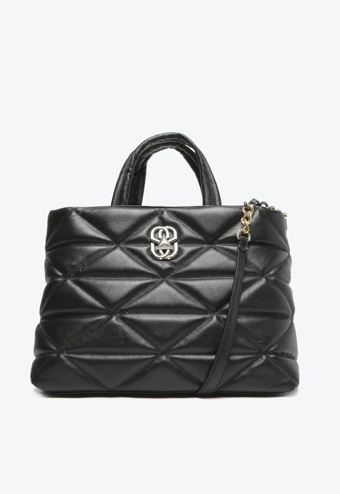 Bolsa Tote Brooklyn Couro Matelassê Preta