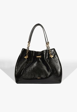 Bolsa Tote Marzie Média Couro Preta