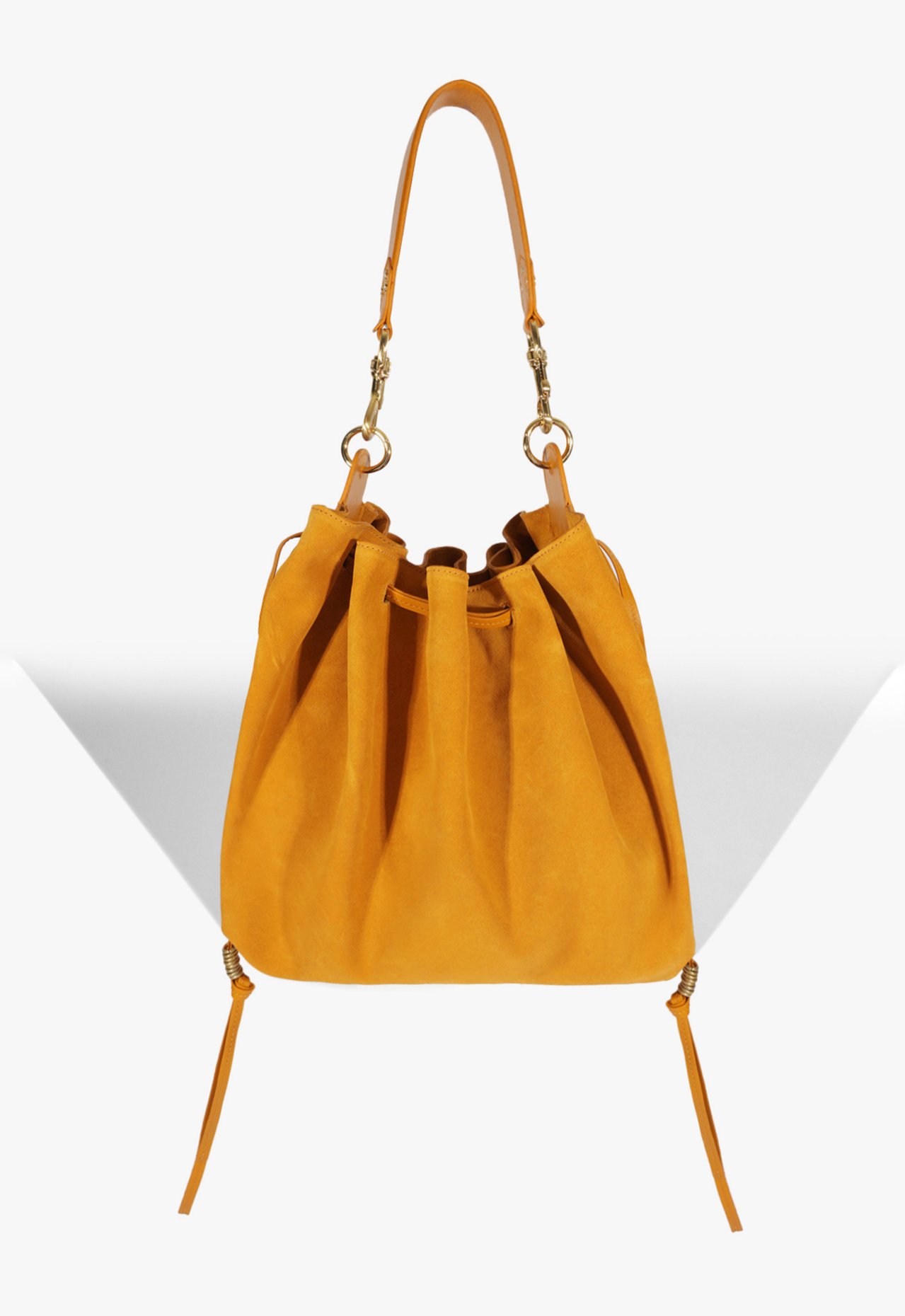 Bolsa Grande Hazel Camurça Marrom Clara | Schutz