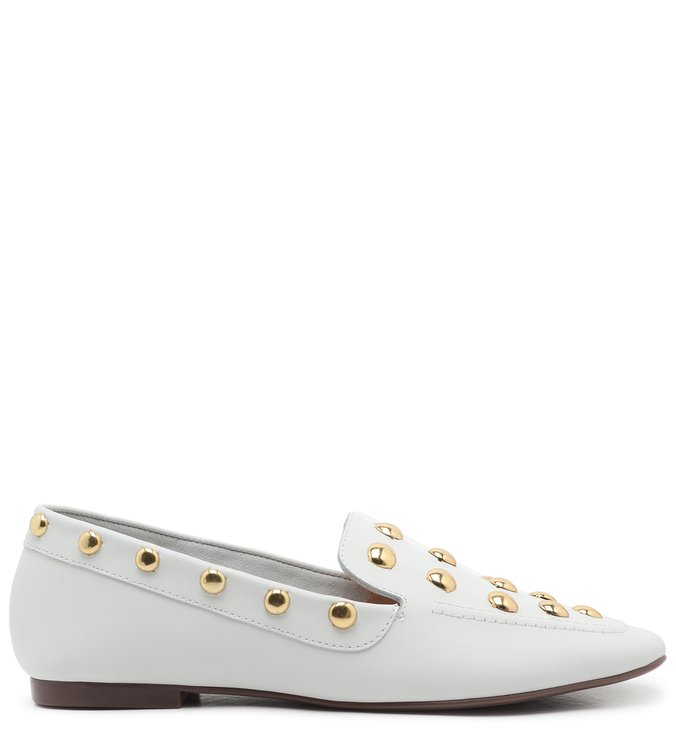 Mocassim Maxistuds White