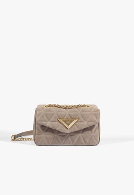 Bolsa Tiracolo 944 Pequena Camurça Cinza