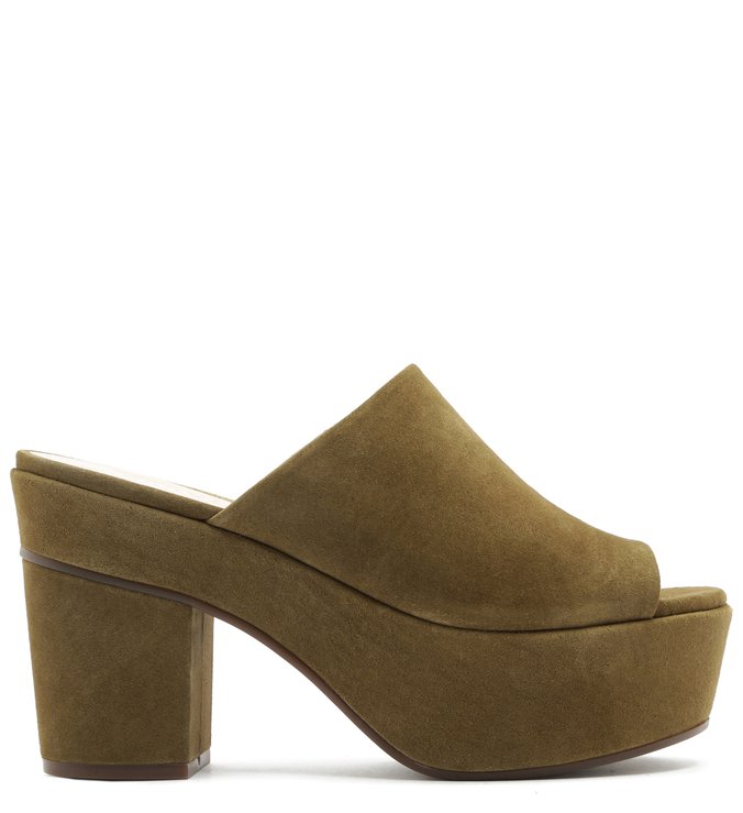 SANDÁLIA CLOG NOBUCK GREEN SANDÁLIA CLOG NOBUCK GREEN