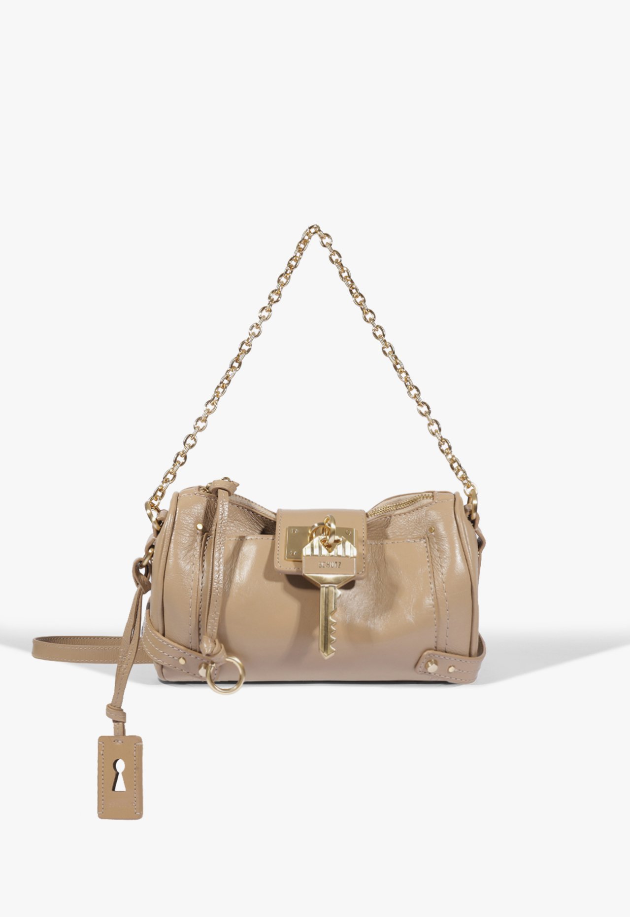 Vista 2 Bolsa Tiracolo The Secret Couro Schutz Schutz BR Preto Schutz BR Preto