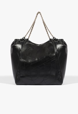 Bolsa Shopping Maiorca Grande Couro Preta