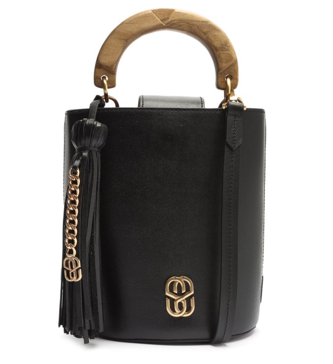 Bolsa Bucket Bella Couro Preta