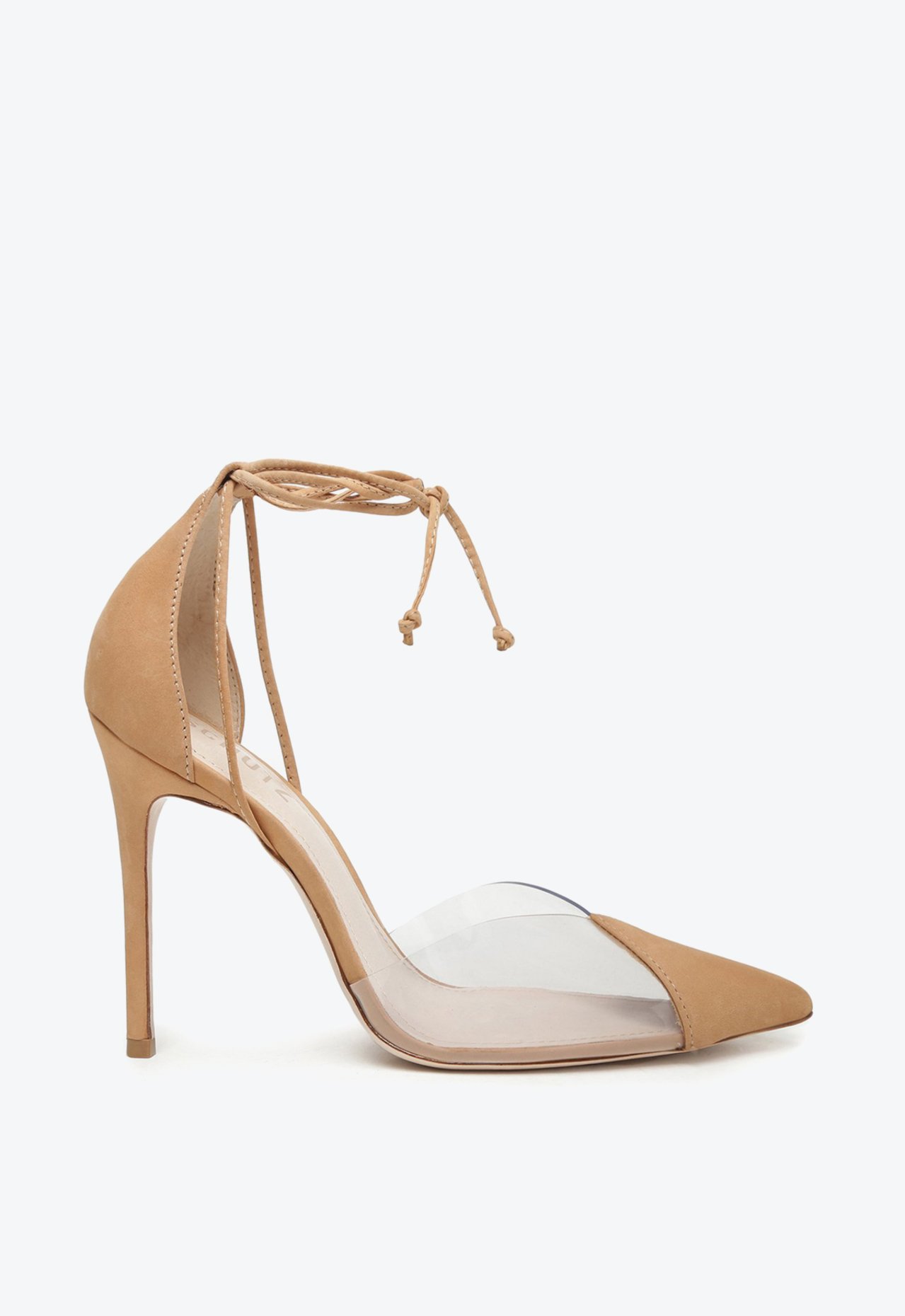 Scarpin com transparencia clearance schutz