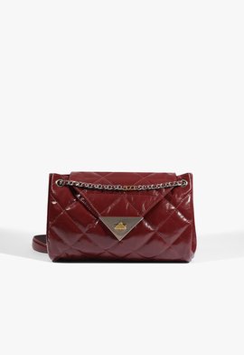 Bolsa Tiracolo S96 Média Couro Vermelha