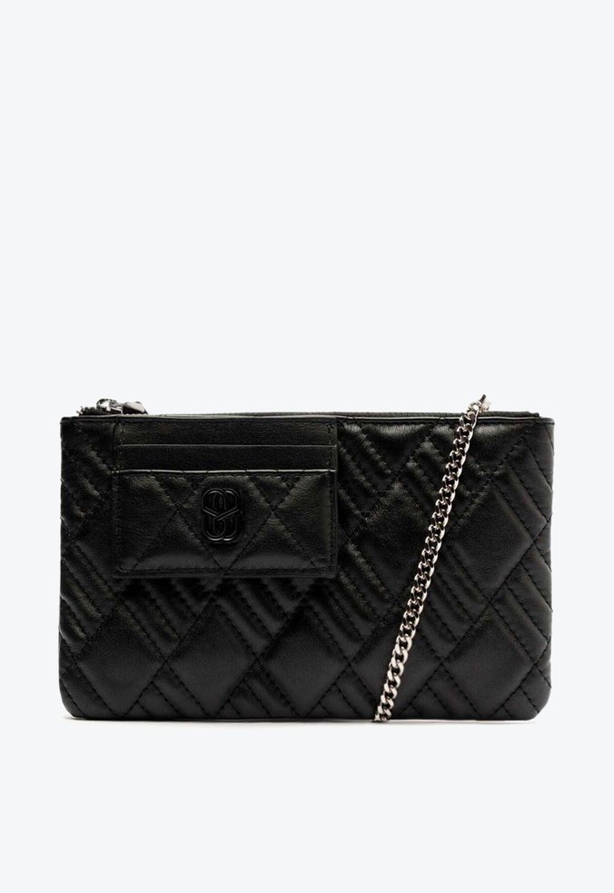 Bolsa Tiracolo Perry Couro Preta