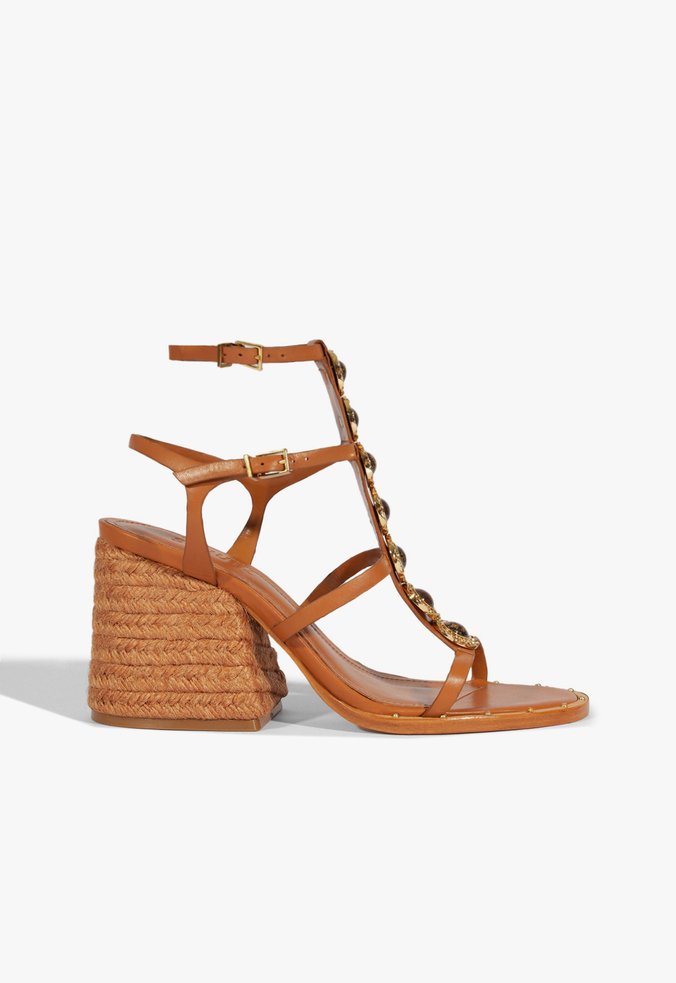 Sandália Block Heel Summer Laranja