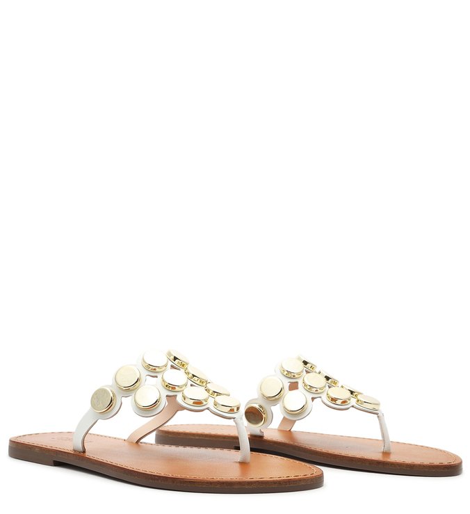 Flat Fresh Couro Branca Flat Fresh Couro Branca