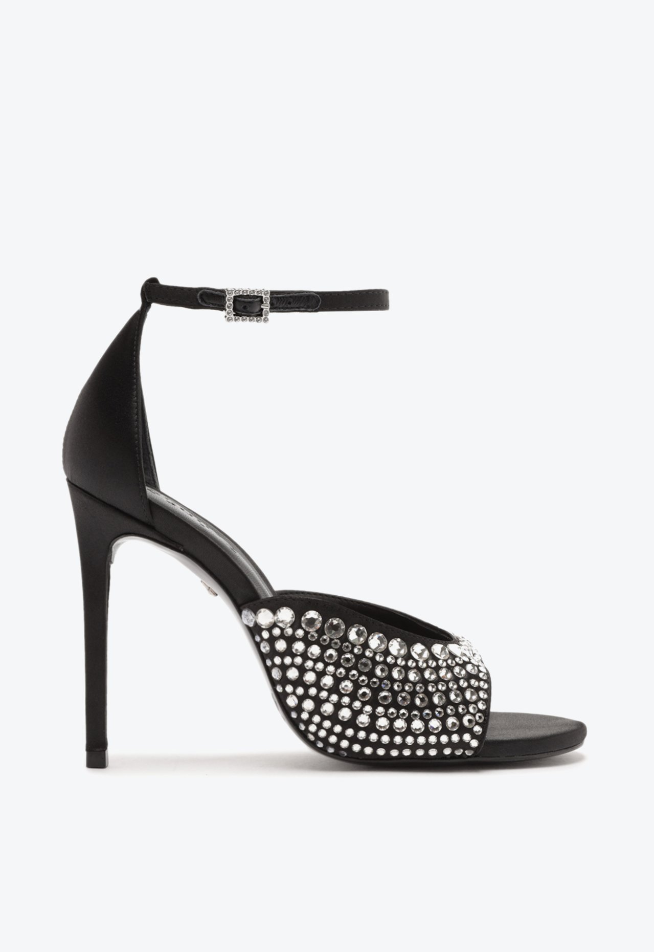 Sandália Louise Preta Crystal by Swarovski | Schutz