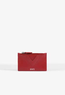 Porta Cartões Ellie Couro Vermelho