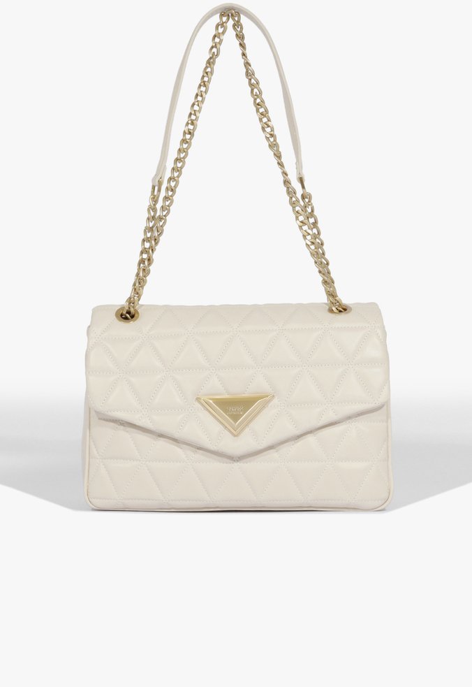 Bolsa Grande Tiracolo 944 Matelassê Branca