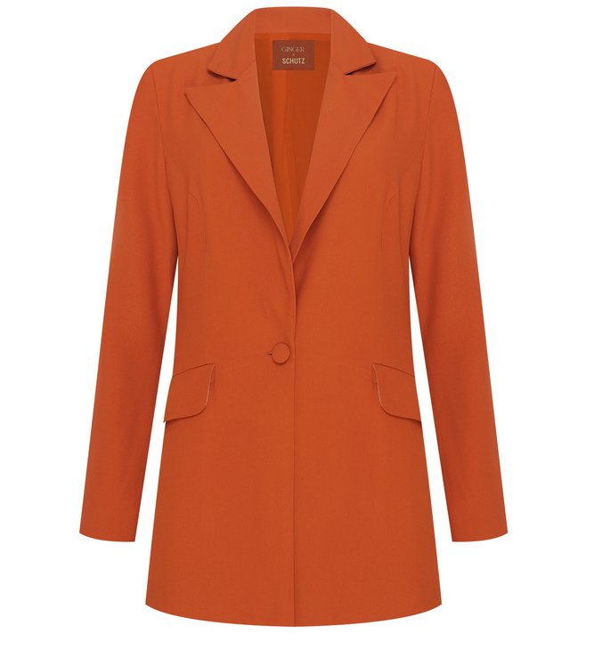Ginger x Schutz Blazer Orange