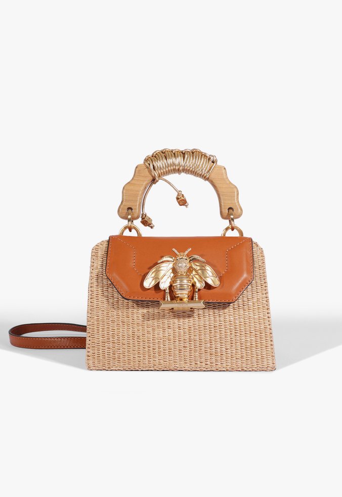 Bolsa Pequena Believe Summer Bege e Marrom