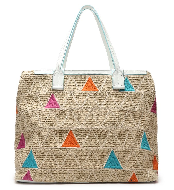 Shopping Bag Nina Triangle Summer Natural Shopping Bag Nina Triangle Summer Natural