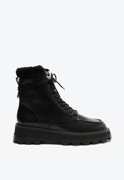 Bota Babi Couro Pelo Preto