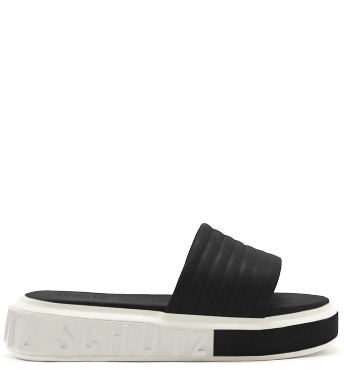 SLIDE BOLD LEATHER BLACK SLIDE BOLD LEATHER BLACK