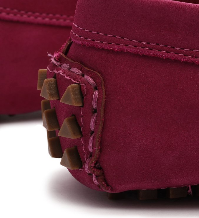 Sapato Mocassim Triangle Nobuck Rosa Escuro Sapato Mocassim Triangle Nobuck Rosa Escuro