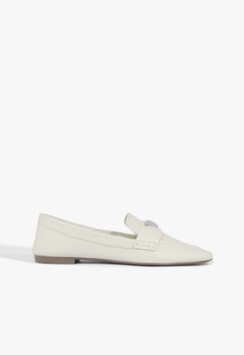 Mocassim Couro Branco