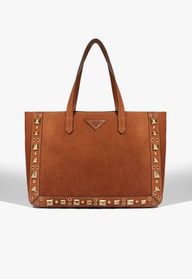 Bolsa Shopping Boheme Grande Camurça Marrom