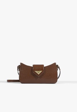 Bolsa Tiracolo Alyssa Couro Marrom