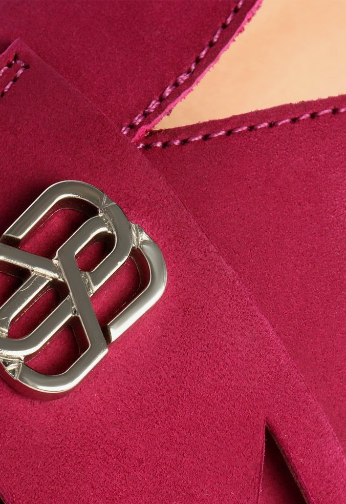 Sapato Mule Nobuck Rosa Sapato Mule Nobuck Rosa