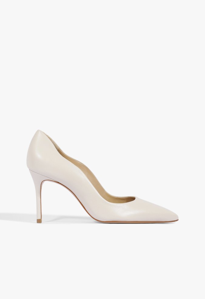Scarpin Curves Ciment Branco
