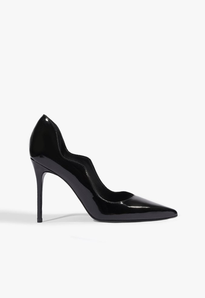 Scarpin Ophelia Couro Preto