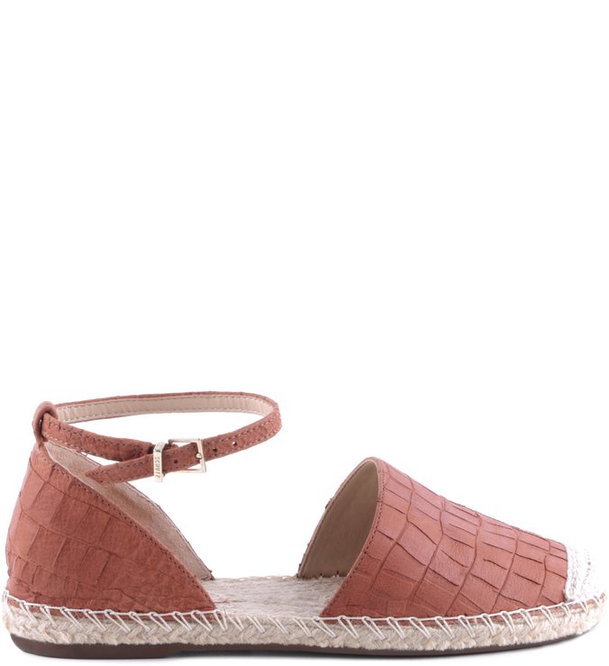 Espadrille Croco Caramel
