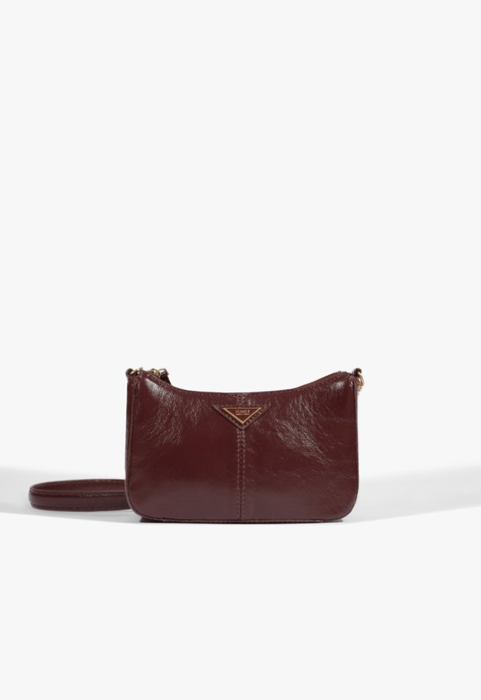 Bolsa Tiracolo Yani Pequena Couro Vinho