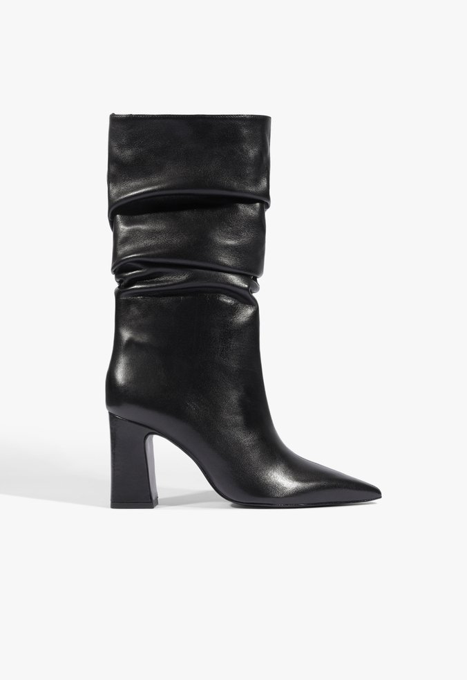 Bota Harriet Couro Preta