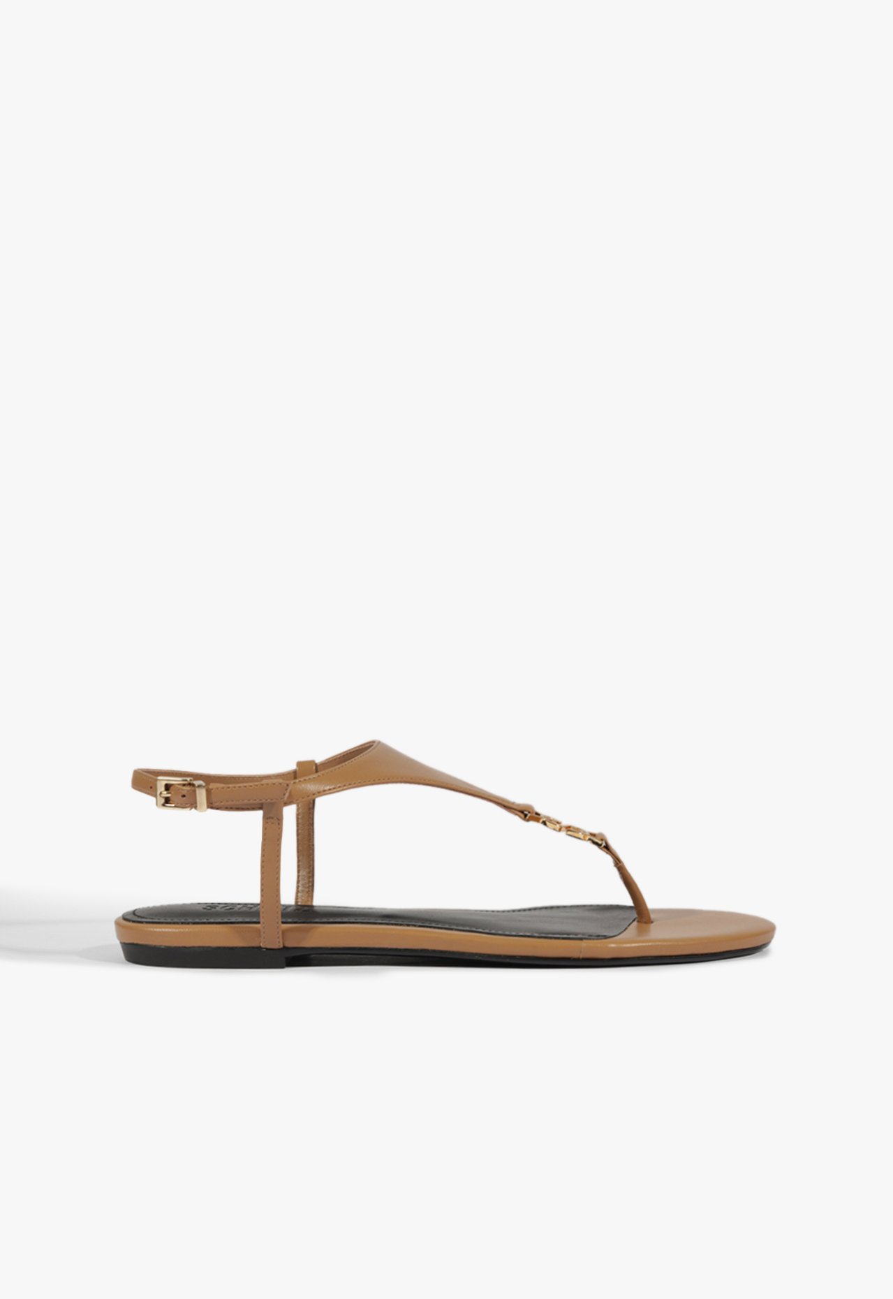 Sandália Rasteira Kate Couro Marrom | Schutz