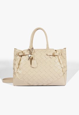 Bolsa Tote Grande Heaven Tresse Off White