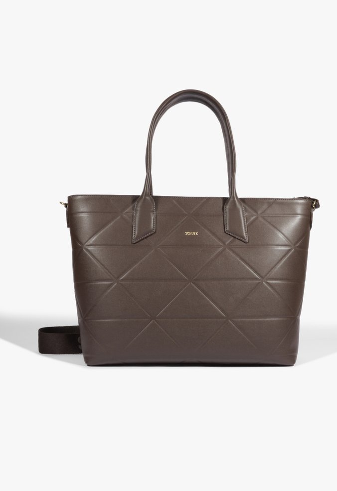 Bolsa Shopping Maely Grande Marrom