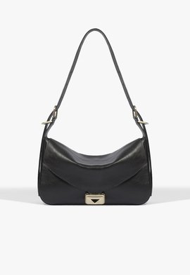 Bolsa Tiracolo Harlow Média Couro Preta