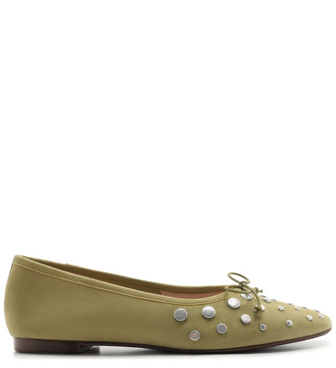 Sapatilha Ballerina Studs Green Sapatilha Ballerina Studs Green
