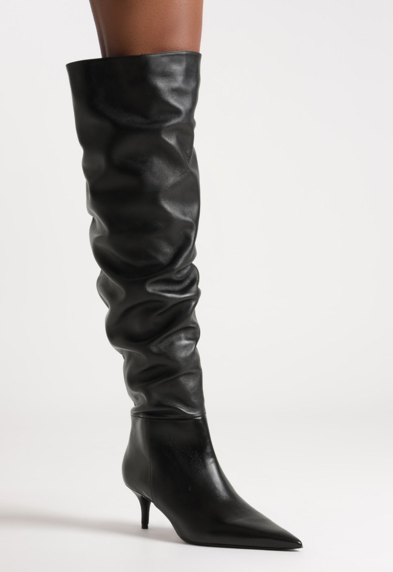 Bota Over Bota Schutz Salto Baixo Bota Salto Baixo Bota Over The - Main Image